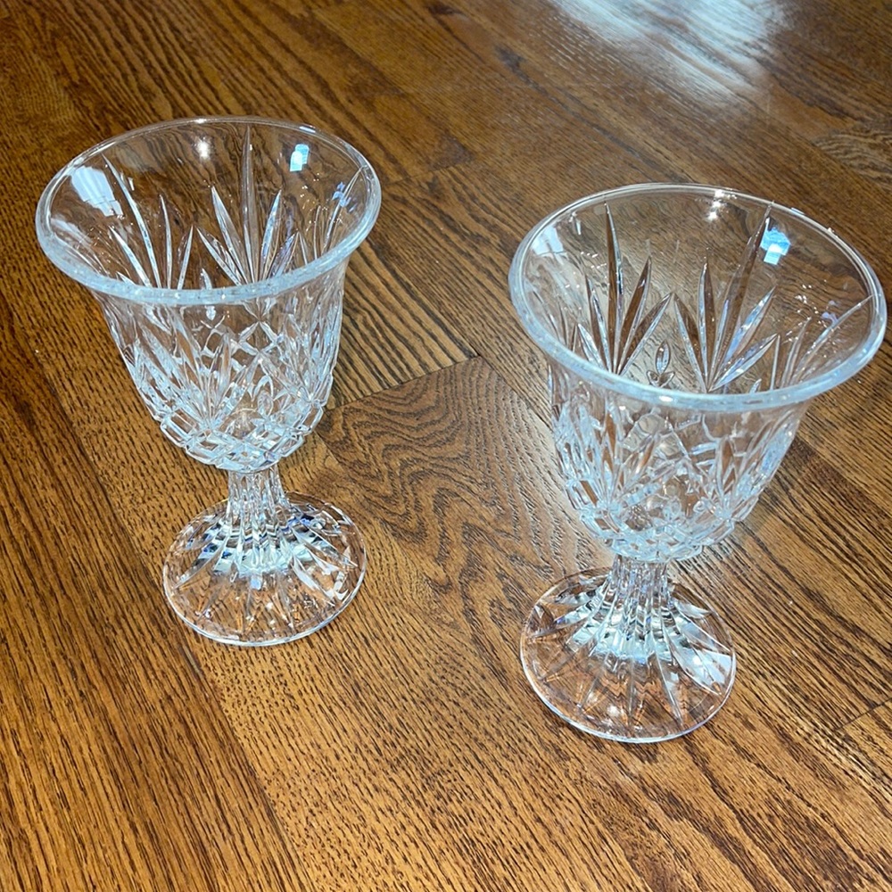2 votive candle holders